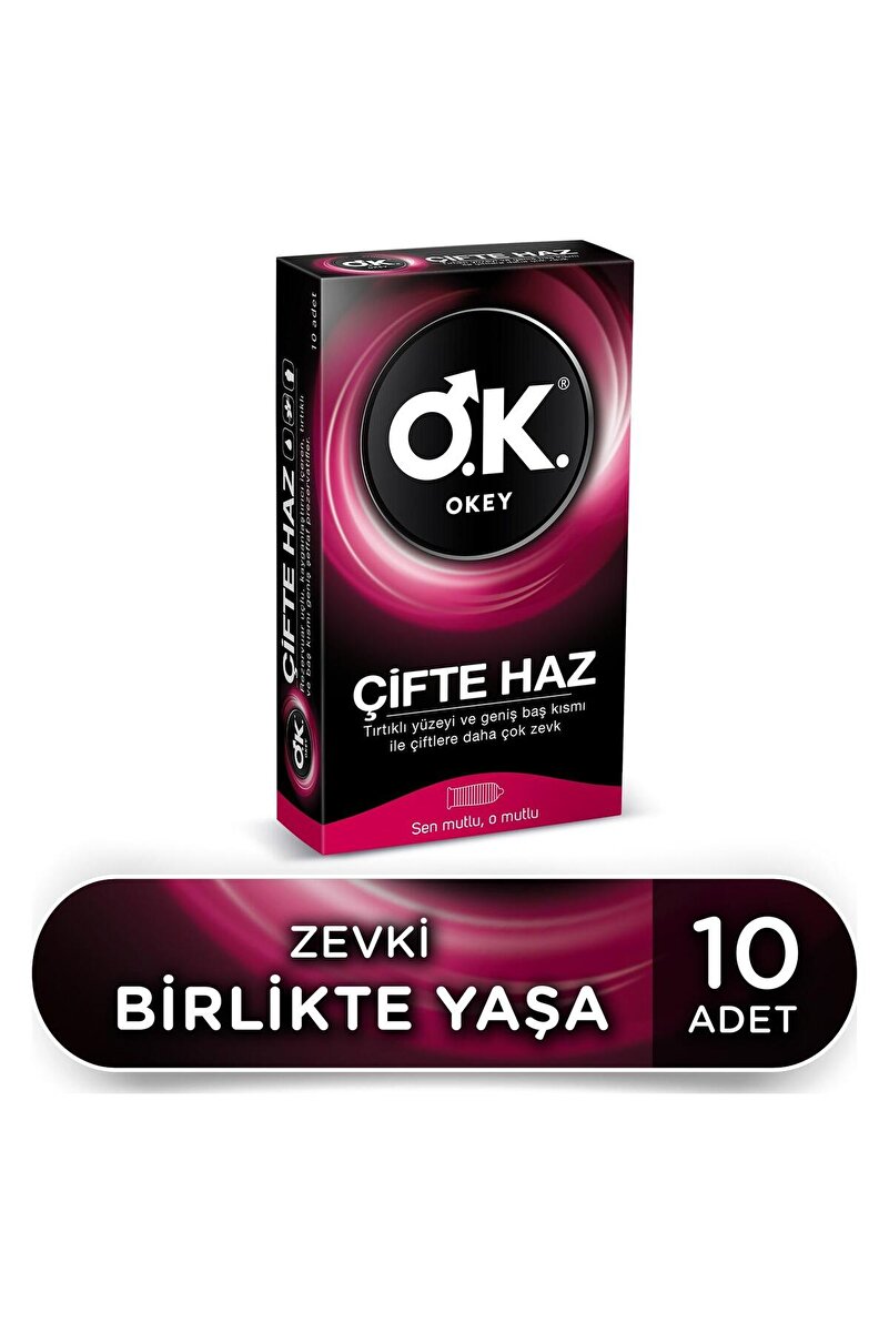 Prezervatif 10 Adet - Çifte Haz
