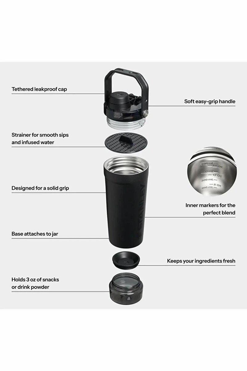 The Vitalize™ Activate Shaker 0,60 LT / 20Oz Beyaz 10-13007-023 2. görsel