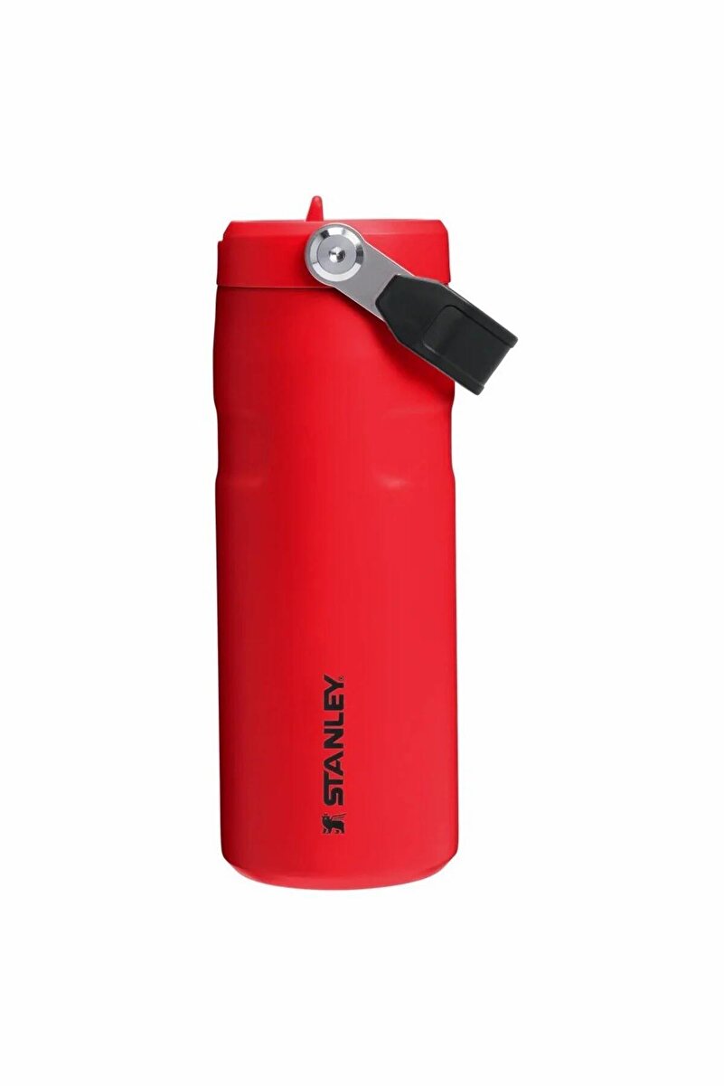 The IceFlow Flip Straw 2.0 Pipetli Termos Bardak 0,47 LT / 16Oz Kırmızı 10-12110-0211