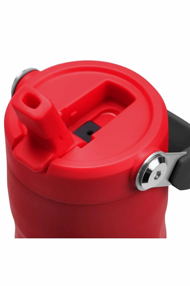 The IceFlow Flip Straw 2.0 Pipetli Termos Bardak 0,47 LT / 16Oz Kırmızı 10-12110-0211 3. görsel