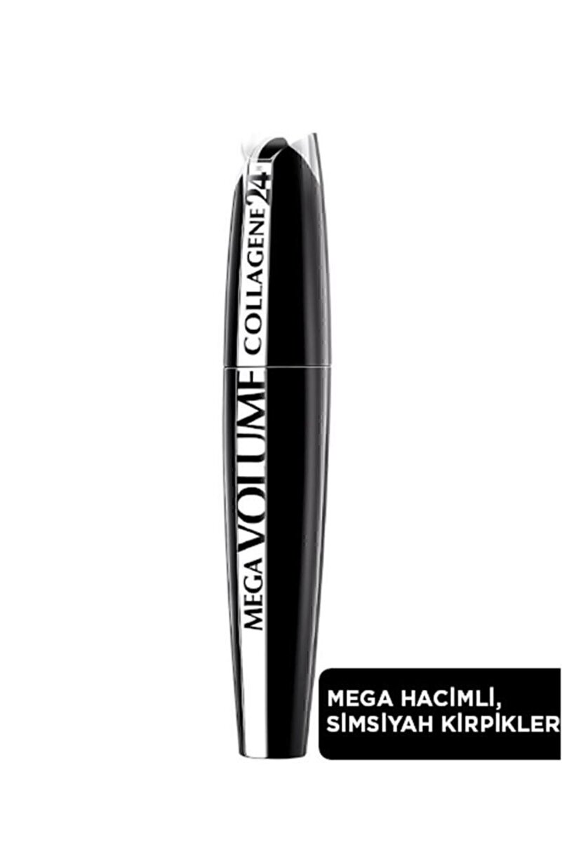 L'oréal Paris Mega Volume Collagene 24h Siyah Maskara 2. görsel