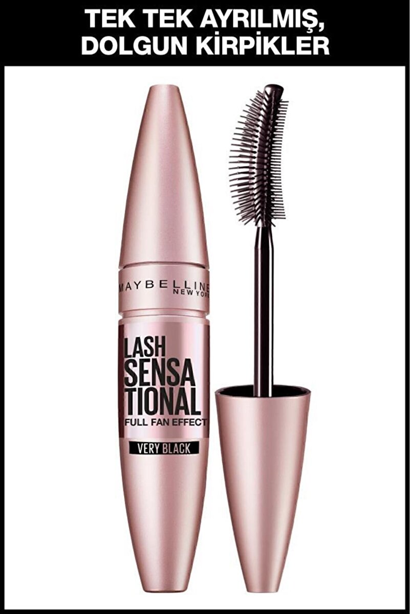 Lash Sensational Yelpaze Etkili Siyah Maskara 1. görsel