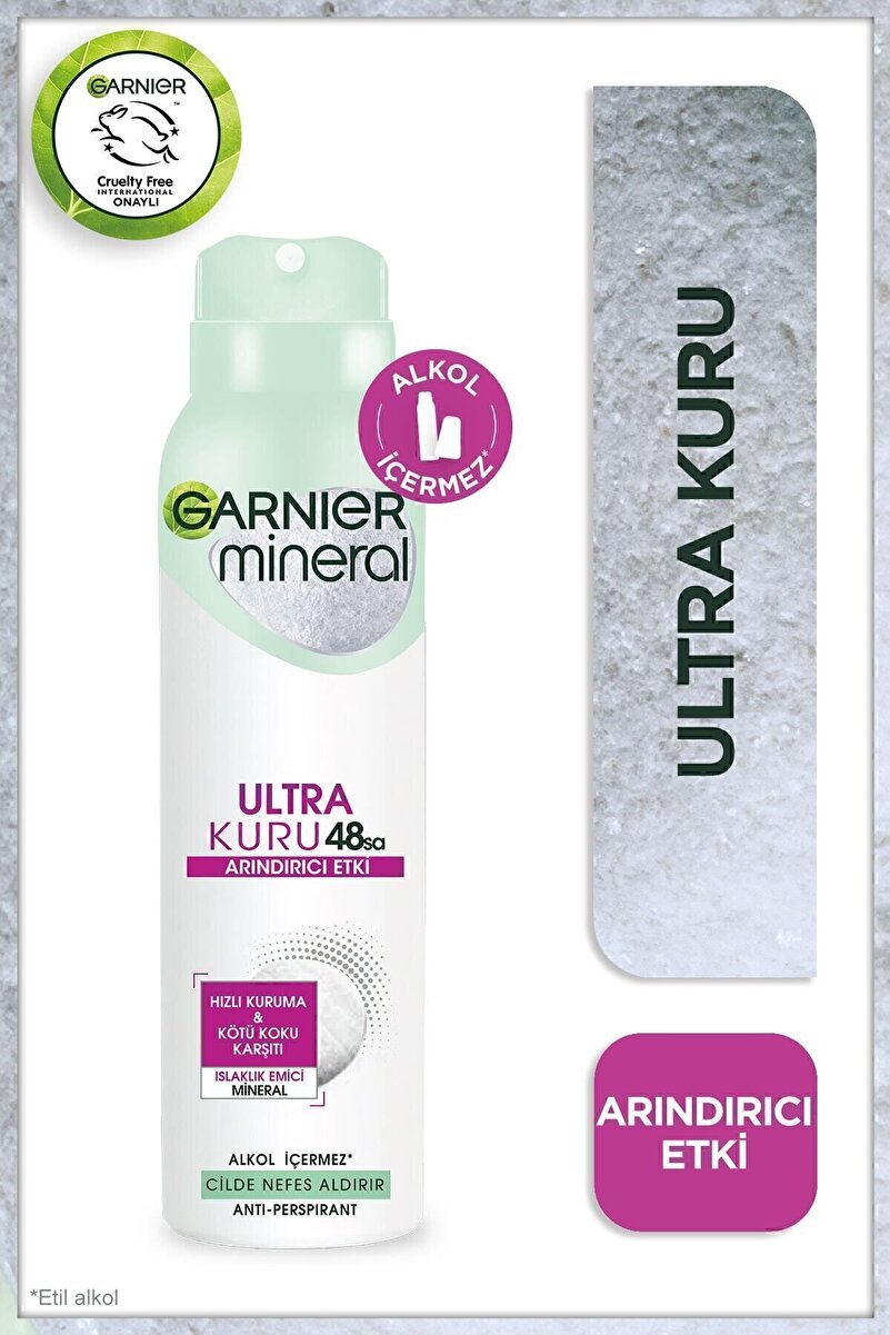 Mineral Ultra Kuru Kadın Sprey Deodorant 1. görsel