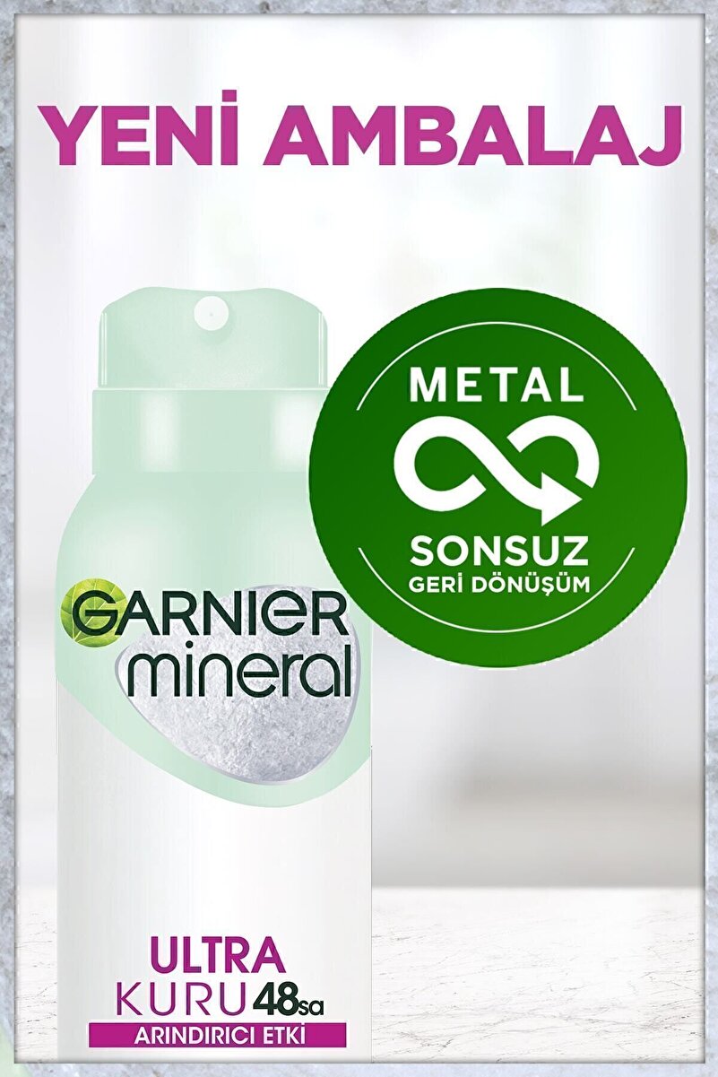 Mineral Ultra Kuru Kadın Sprey Deodorant 2. görsel