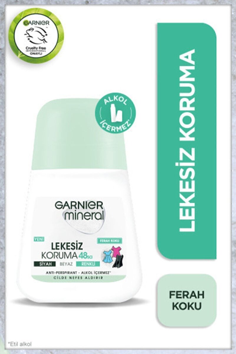 Mineral Lekesiz Koruma Ferah Koku Roll-on Deodorant 1. görsel