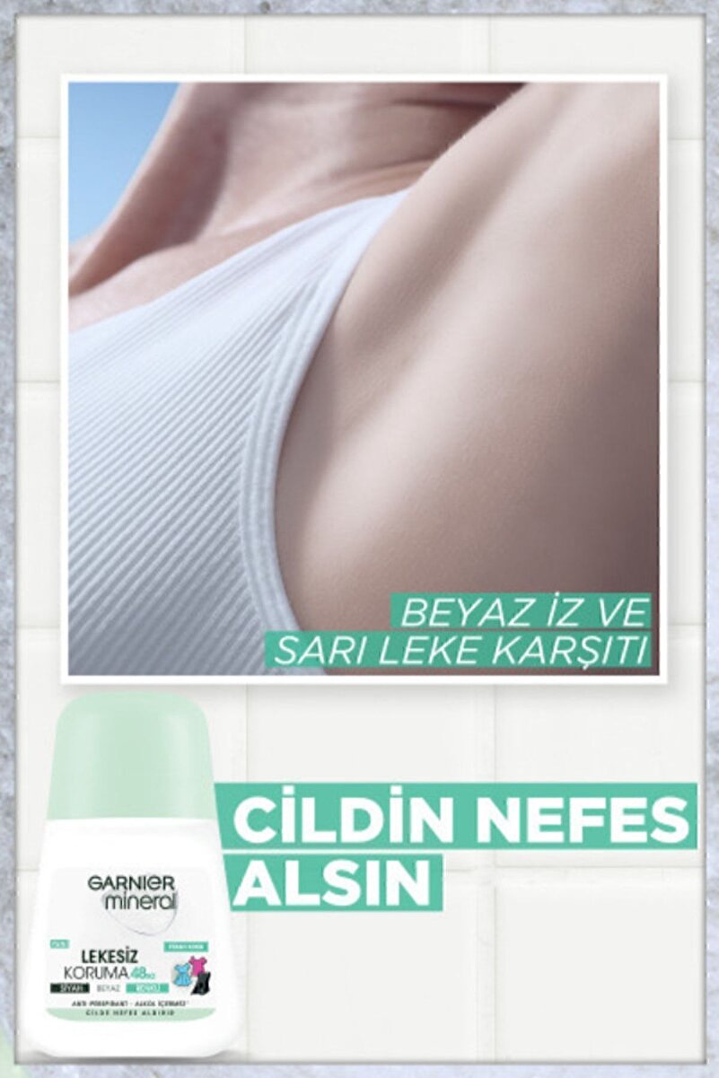 Mineral Lekesiz Koruma Ferah Koku Roll-on Deodorant 2. görsel