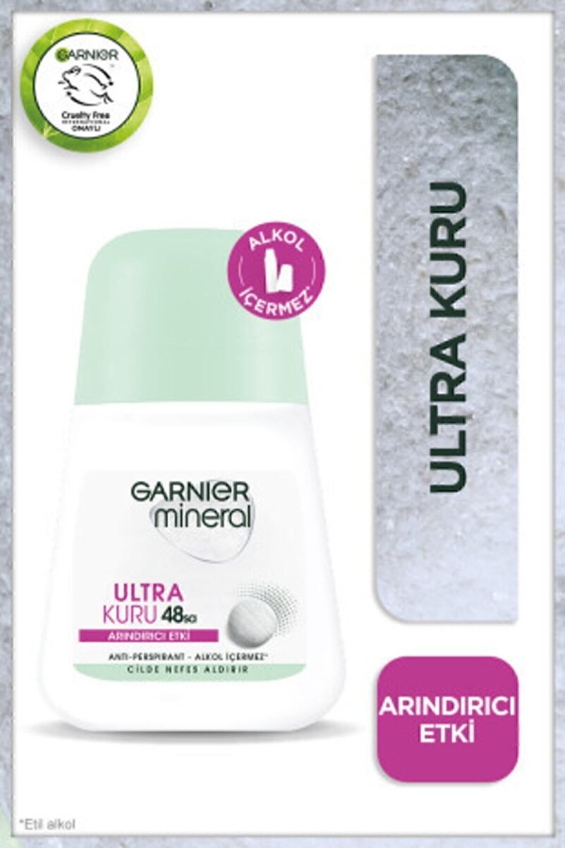 Mineral Ultra Kuru Kadın Roll-On Deodorant 50ml 1. görsel