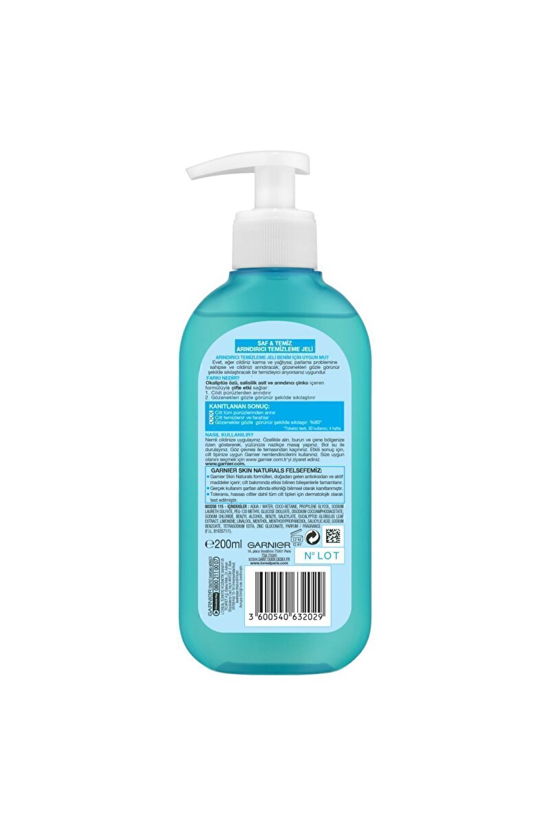 Saf & Temiz Arındırıcı Temizleme Jeli 200 ML 2. görsel