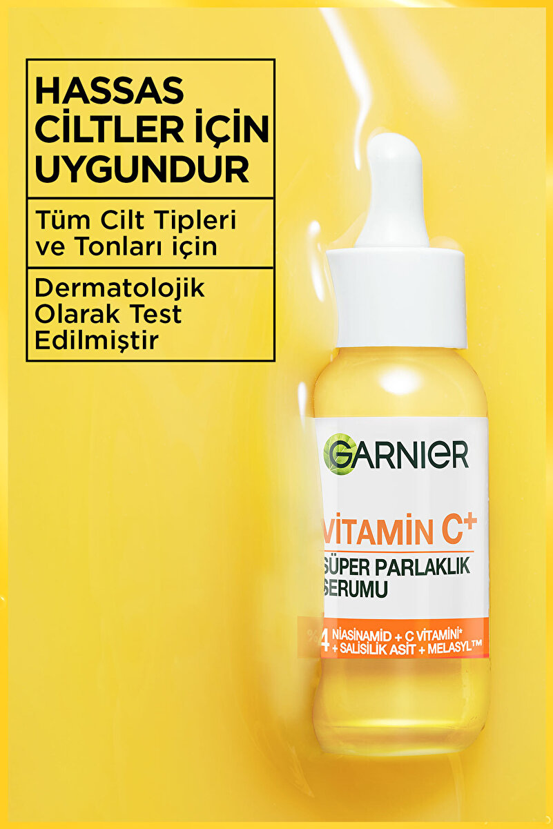 Vitamin C+ Süper Parlaklık Yüz Serumu 30ML (Niasinamid, Salisilik Asit,Melasyl) Aydınlatıcı Serum 3. görsel