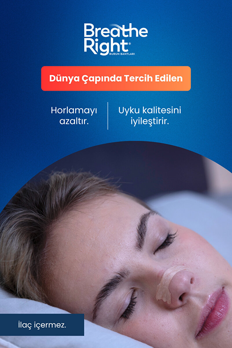 Burun Bandı Orijinal (Klasik) Küçük/Orta Boy 10’lu (Horlama ve Burun Tıkanıklığı İçin) 2. görsel