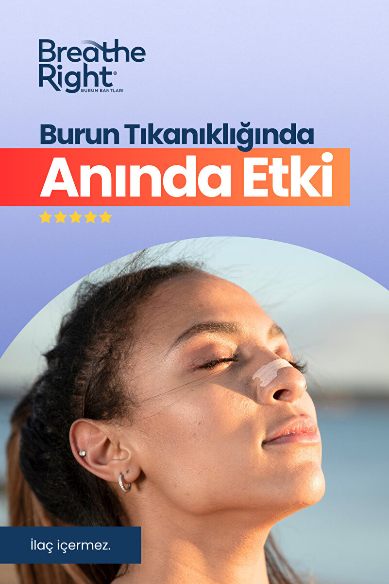 Burun Bandı Orijinal (Klasik) Küçük/Orta Boy 10’lu (Horlama ve Burun Tıkanıklığı İçin) 3. görsel