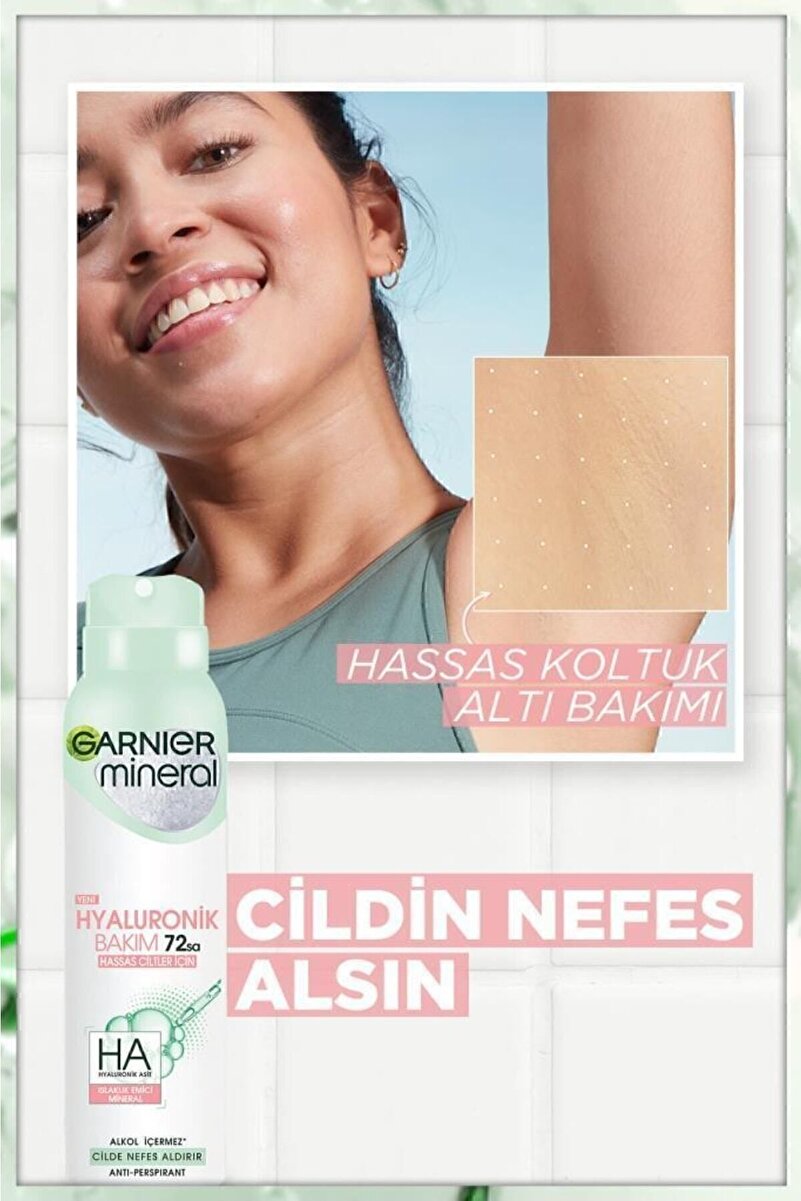 Mineral Hyaluronik Bakım Sprey Deodorant 2. görsel
