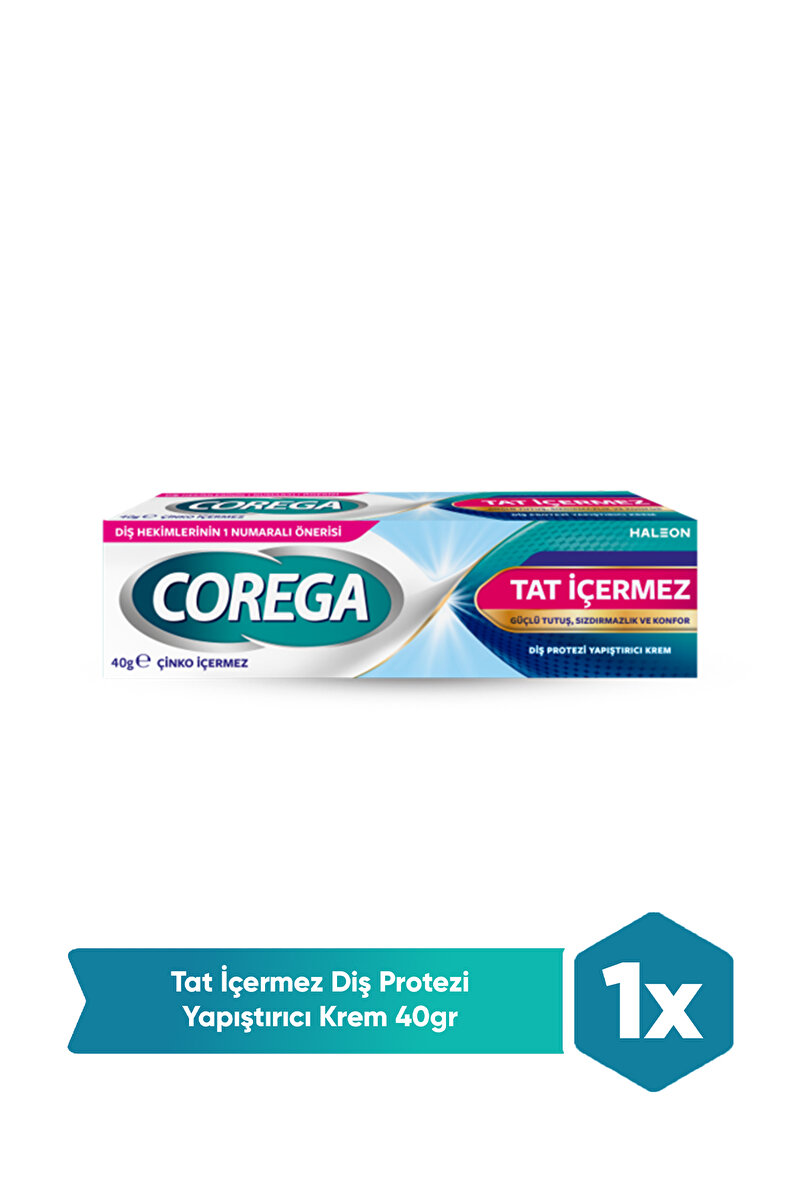 Tat İçermez Protez Yapıştırıcı Krem 40gr 1. görsel