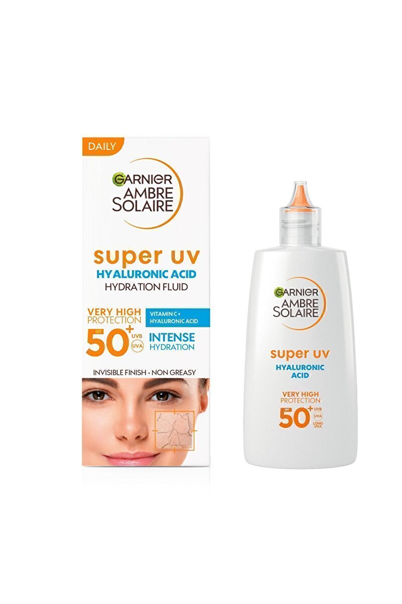 Ambre Solaire Hyaluronik Asit Kuruluk Karşıtı Günlük Güneş Koruyucu Yüz Kremi Spf50 40ml 2. görsel
