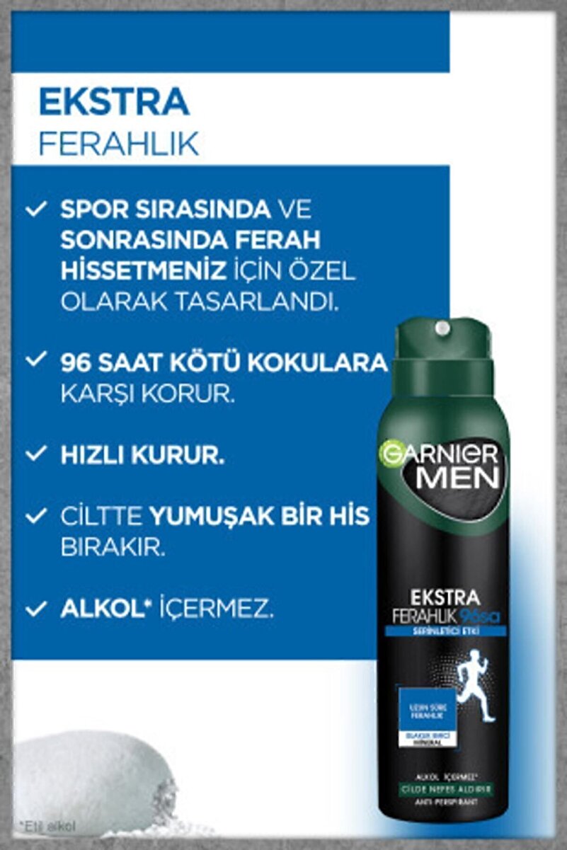 Men Ekstra Ferahlık Aerosol 3. görsel