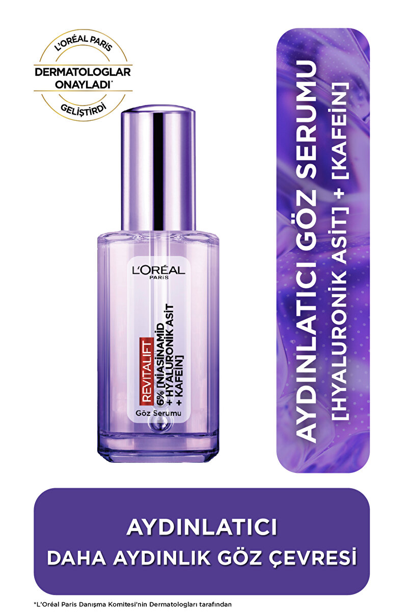 Revitalift Filler [Hyaluronik Asit+Niasinamid+Saf Kafein] Aydınlatıcı, Kırışıklık Karşıtı Göz Serumu 1. görsel