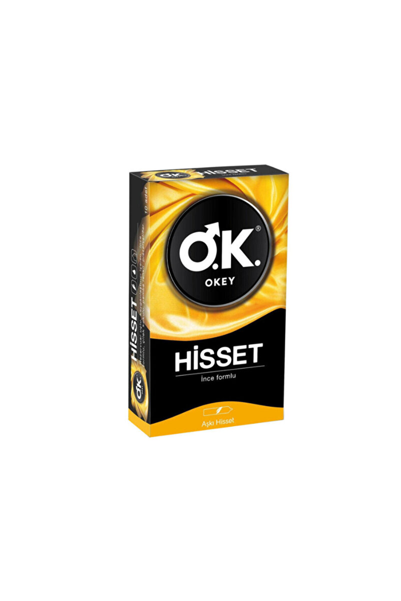 Hisset İnce Formlu 10 Adet Prezervatif 1. görsel