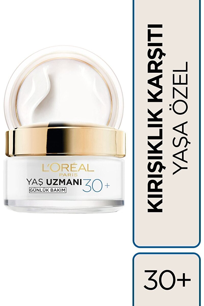 Yaş Uzmanı 30+ Kırışıklık Karşıtı Nemlendirici Gündüz Yüz Kremi 50ml 1. görsel