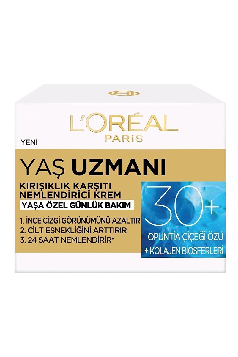 Yaş Uzmanı 30+ Kırışıklık Karşıtı Nemlendirici Gündüz Yüz Kremi 50ml 2. görsel
