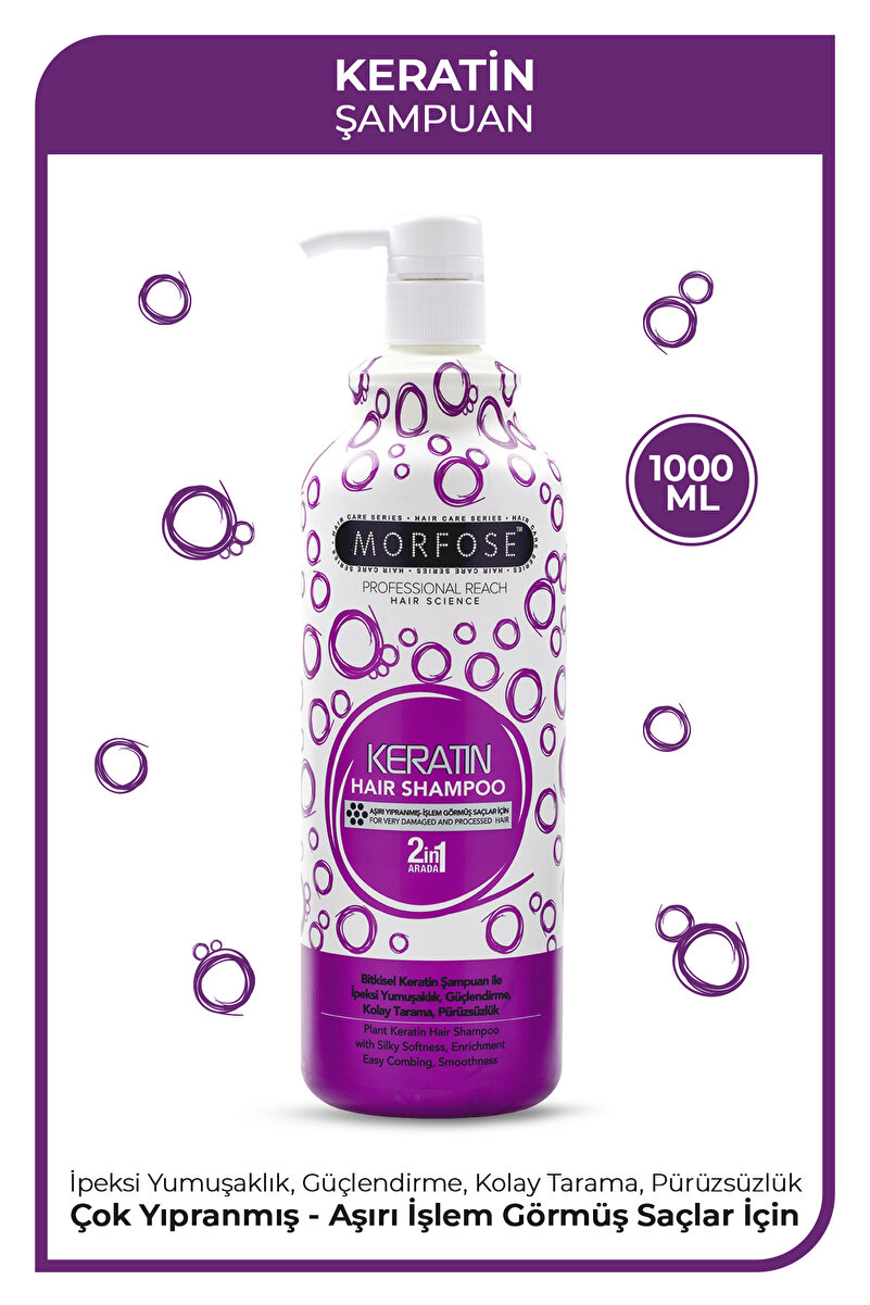 Keratin Şampuan 1000 ML 1. görsel