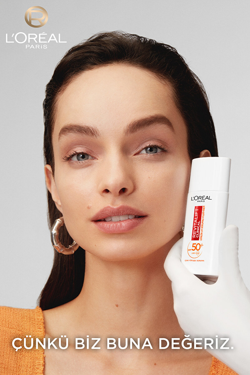 SPF 50+ UV Korumalı Aydınlatıcı C ve E Vitaminleri İçeren Yüz Güneş Kremi 50ml 2. görsel