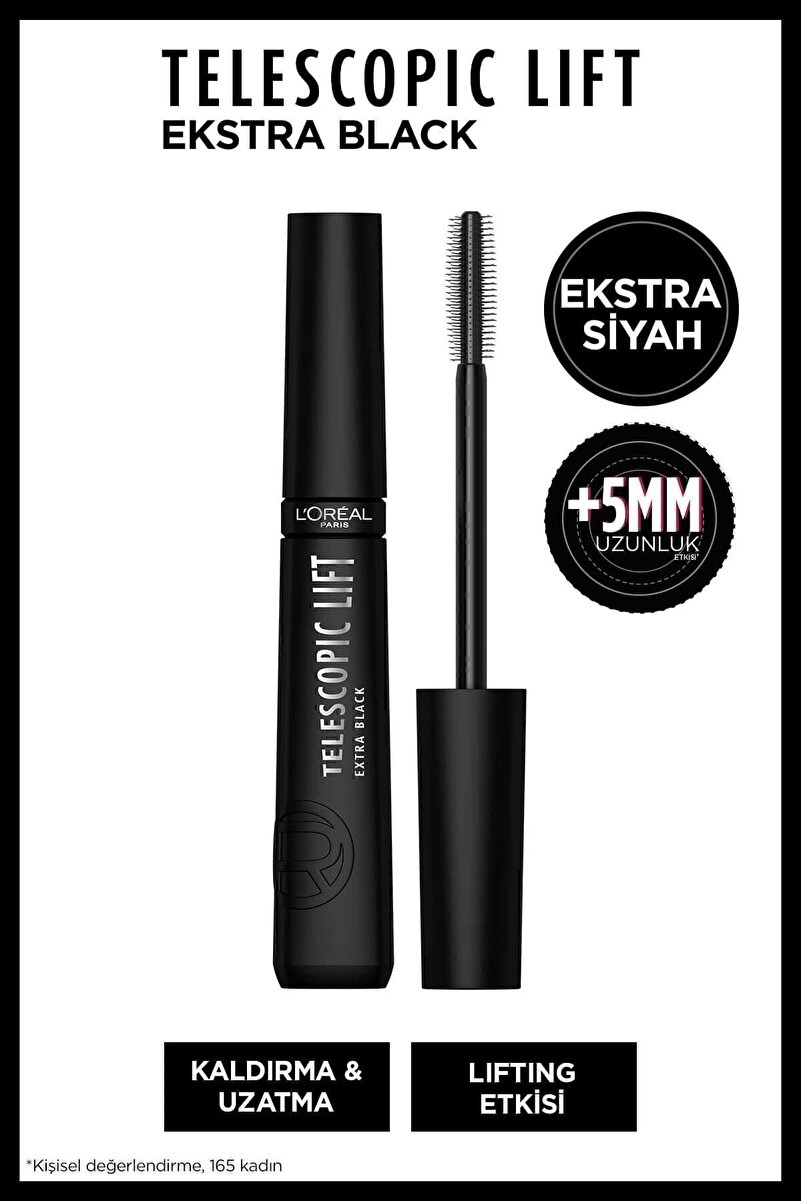 Telescopic Lift Extra Black Maskara 1. görsel