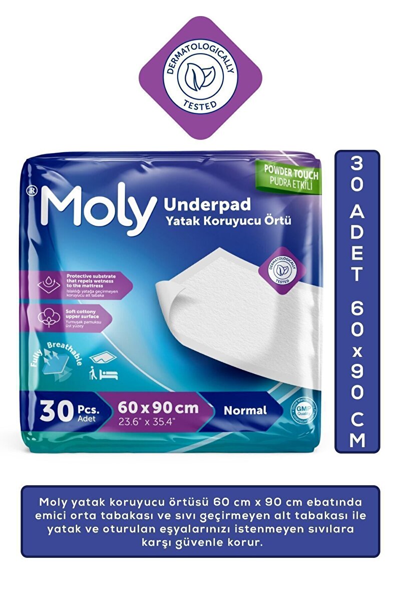 Yatak Koruyucu Örtü 60x90 Cm 30'lu ÇİŞ PEDİ KEDİ KÖPEK 2. görsel