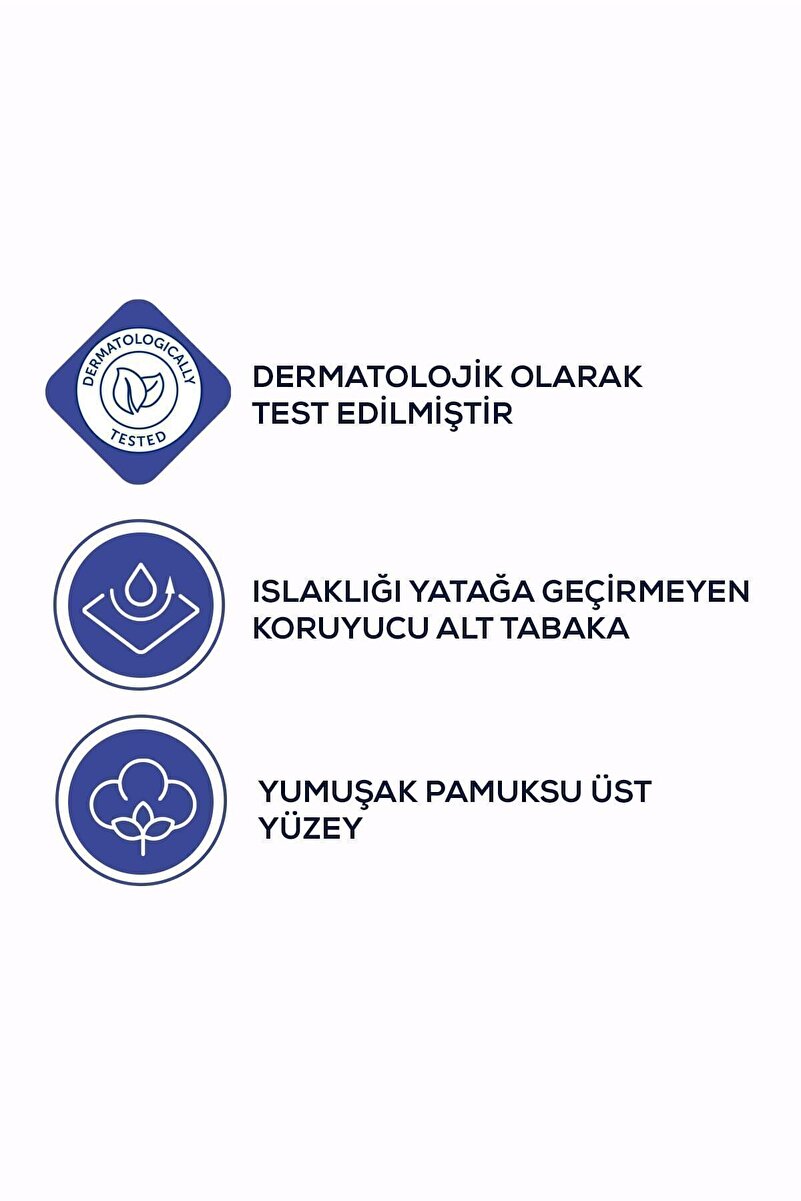 Yatak Koruyucu Örtü 60x90 Cm 30'lu x3 Adet 3. görsel