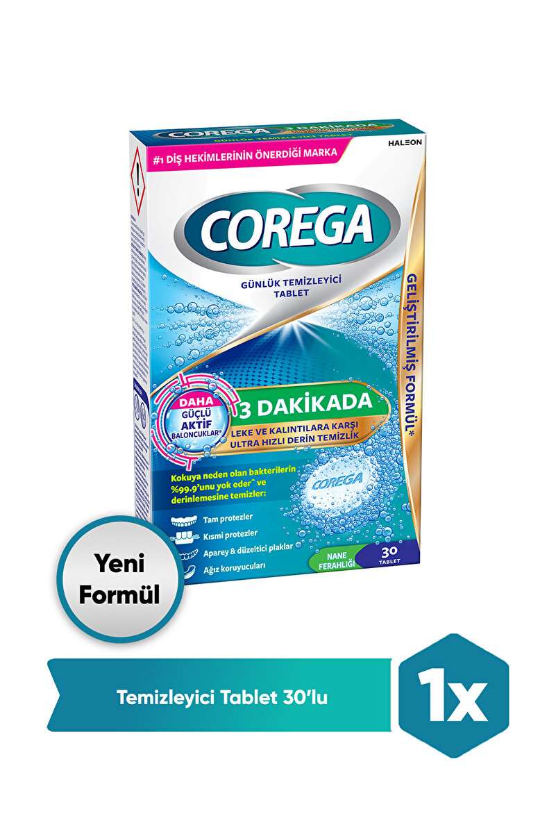 3 Dakikada Günlük Temizleyici Tablet 30 Adet 1. görsel