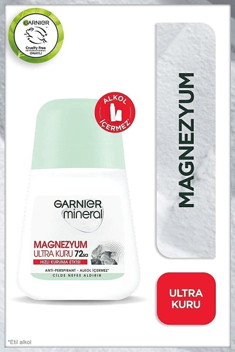 Mineral Magnezyum Ultra Kuru Roll-on Deodorant-50 ML 1. görsel