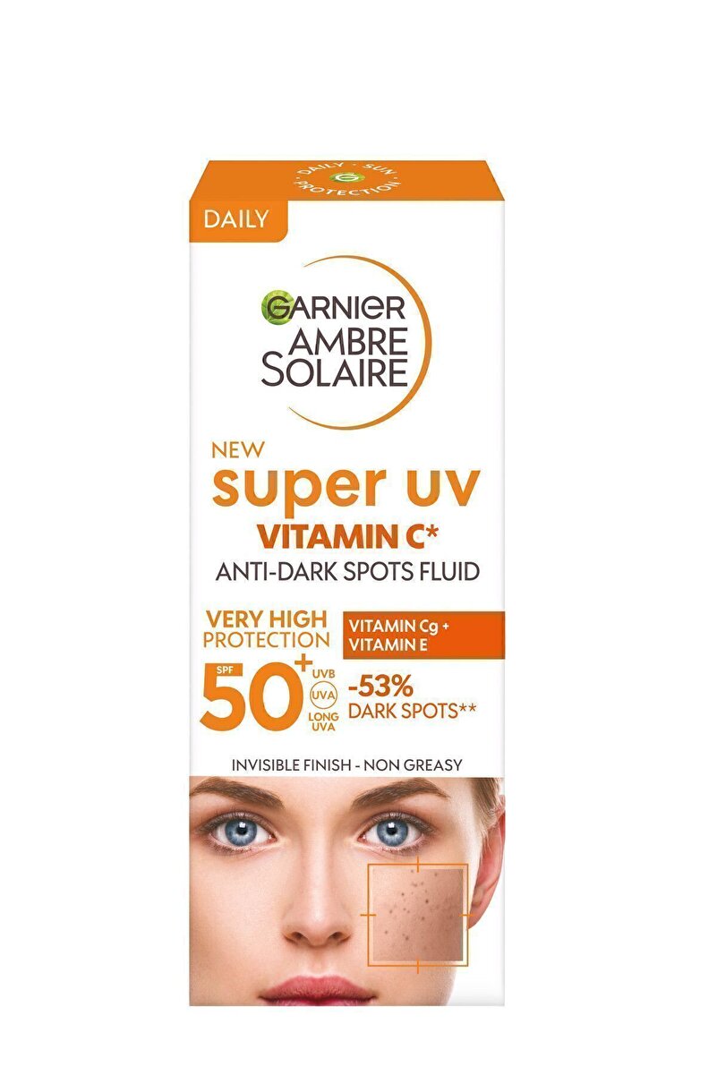 Ambre Solaire Super UV C Vitamini Koyu Leke Karşıtı Fluid Krem SPF50+ 40ML 2. görsel
