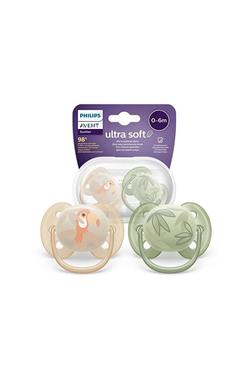 Ultra Soft Emzik 0-6 Ay, 2'li Erkek, SCF091/07 2. görsel