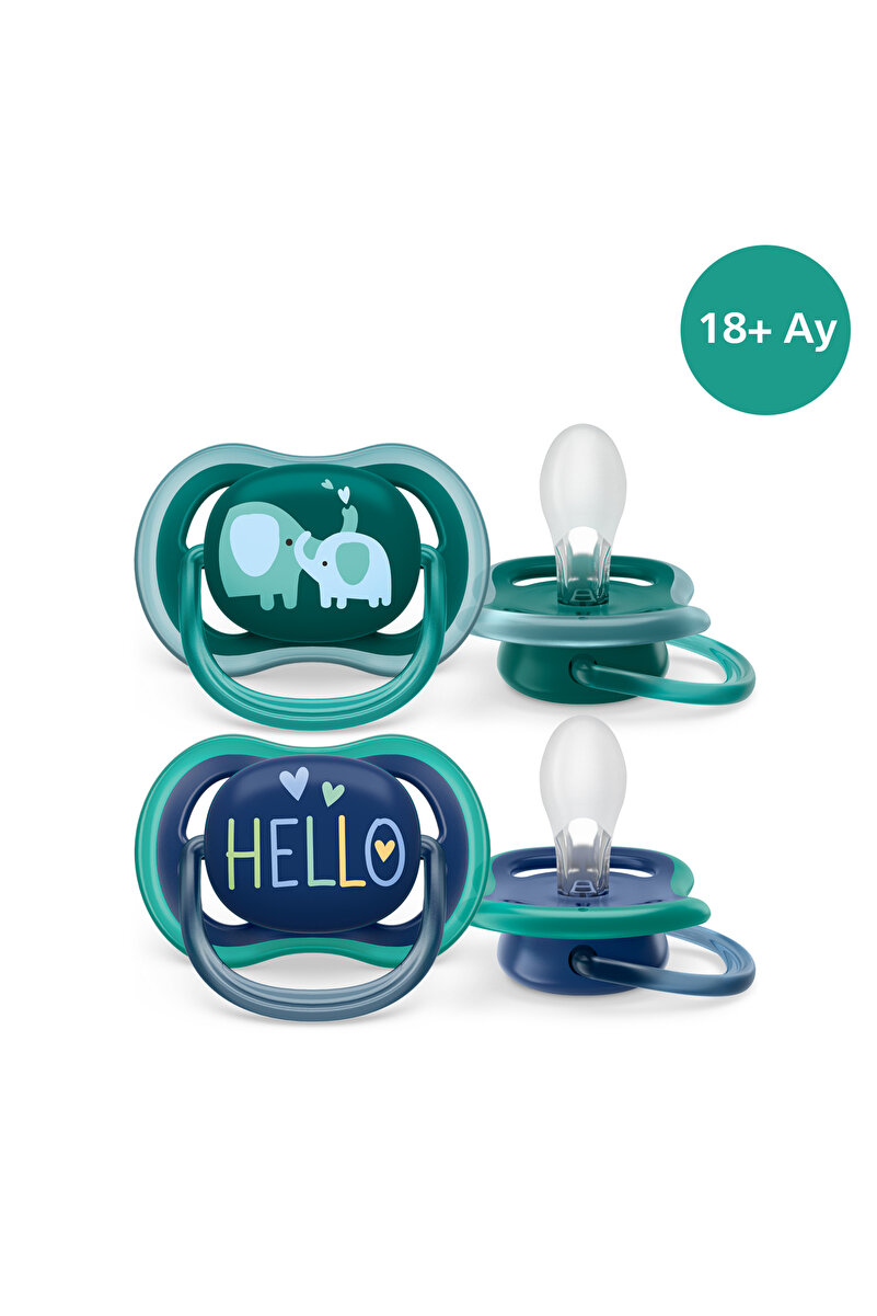 Ultra Air Emzik 18+ Ay,  2'li Paket, Erkek, SCF349/18 1. görsel