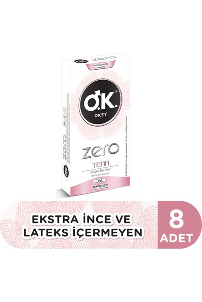 Prezervatıf Zero Tenn 8 Lı 1. görsel