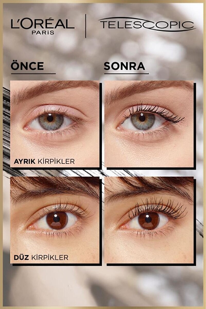 Telescopic Siyah Maskara 2'li Set 3. görsel