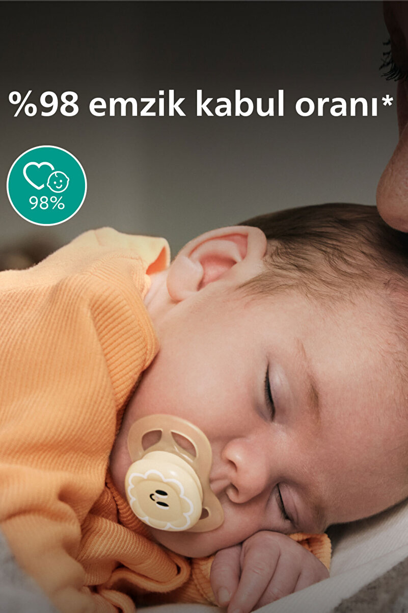 Philips Ultra Start Emzik SCF075/06, 0-2 Ay,Ultra Hafif,Ortodontik,BPA içermeyen Silikon Uç 3. görsel